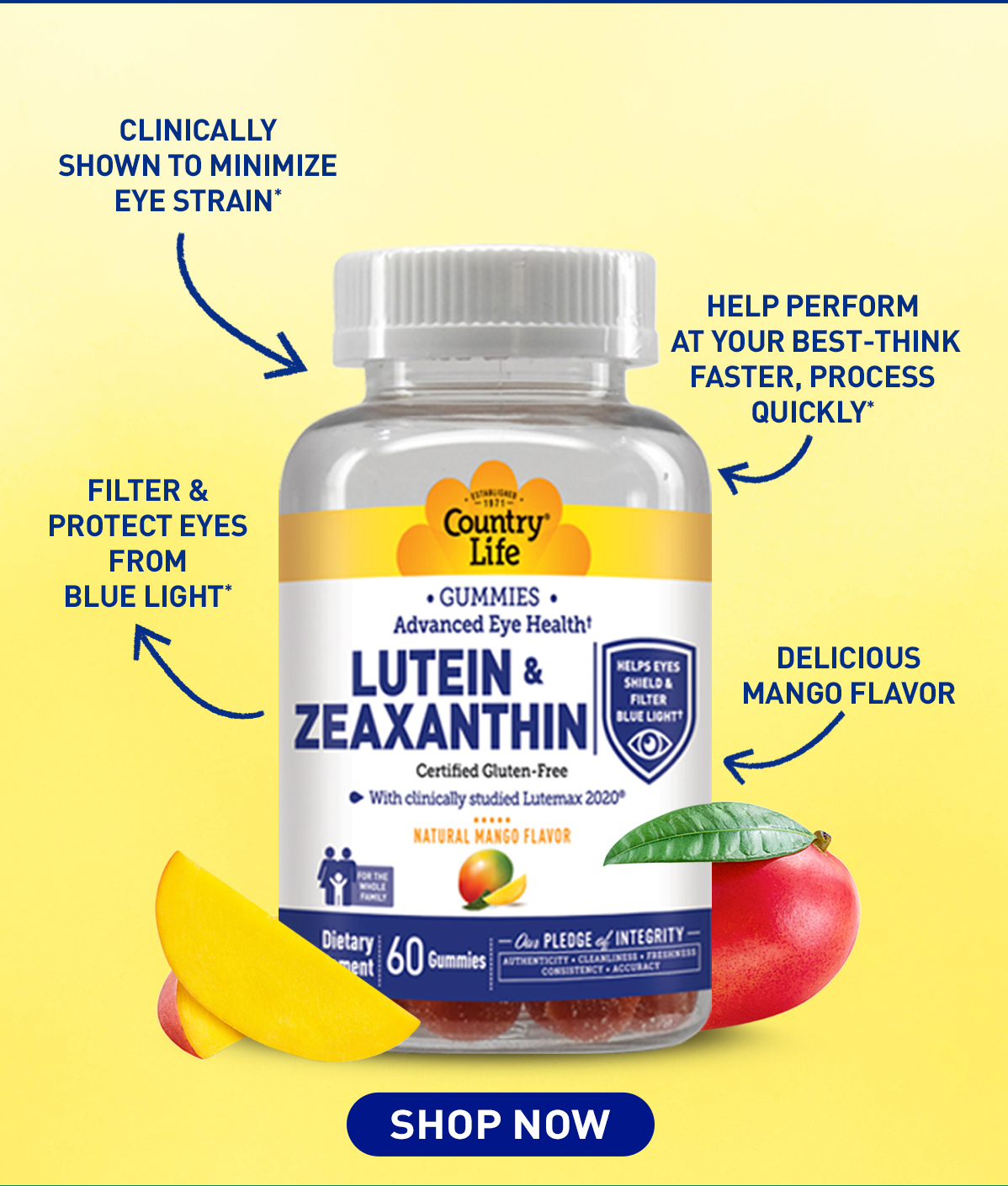 BOGO 50% OFF - Shop Lutein & Zeaxanthin Gummies