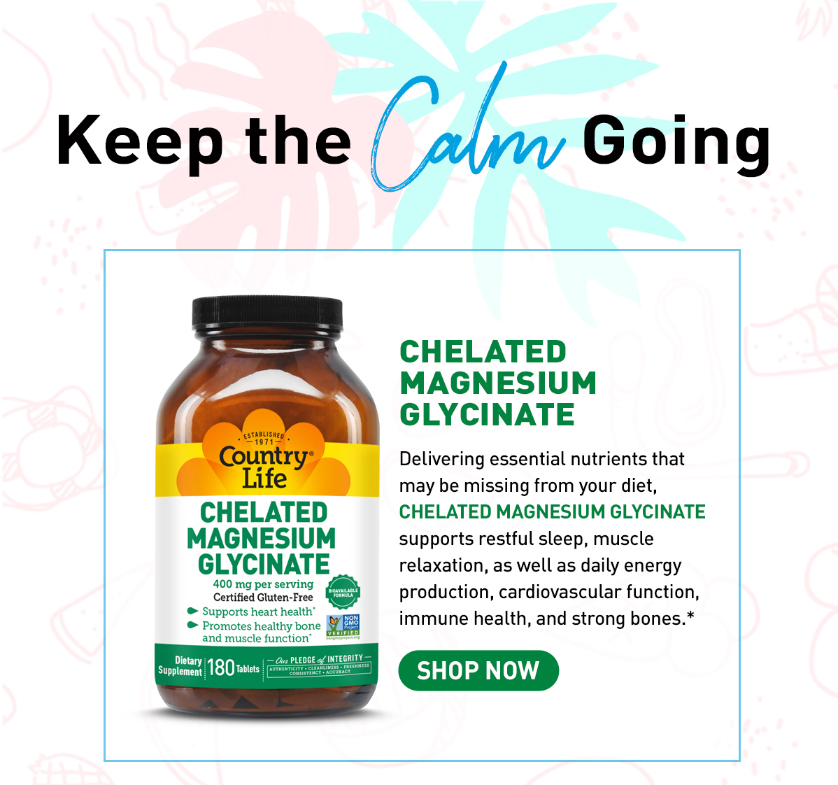 SHOP CHELATED MAGNESIUM GLYCINATE