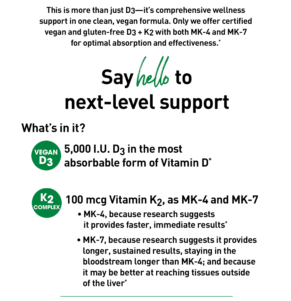 say hello to next level support