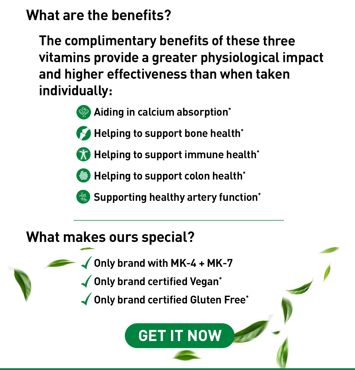 benefits of vegan d3 + k2 - GET IT NOW