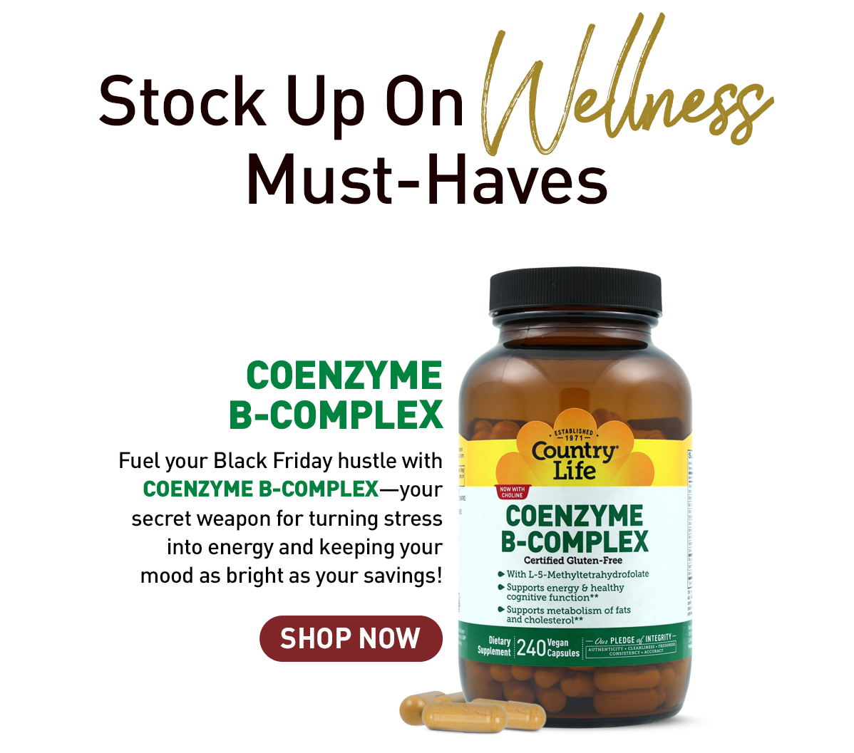 SHOP COENZYME B COMPLEX