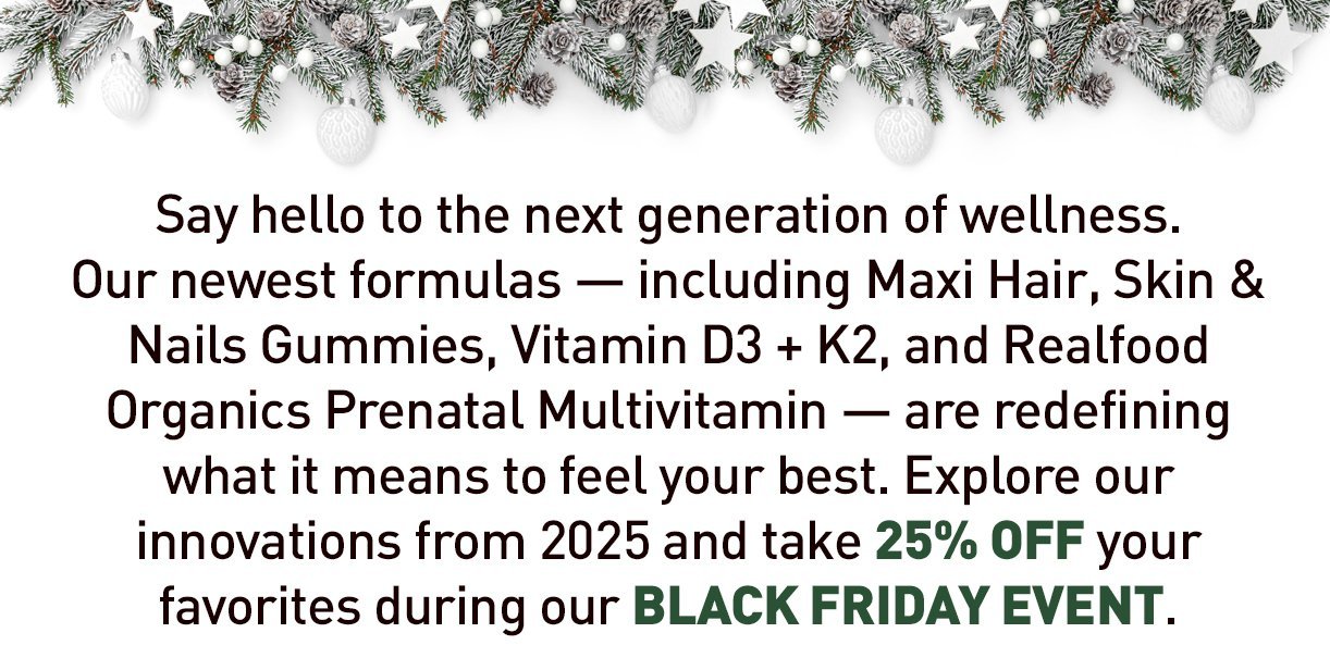 25% OFF SITEWIDE FOR BLACK FRIDAY