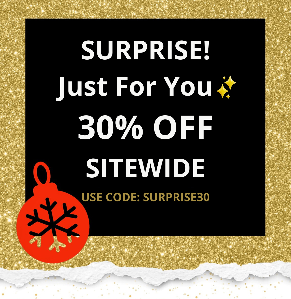 SHOP 30% OFF SITEWIDE W/ CODE SURPRISE30