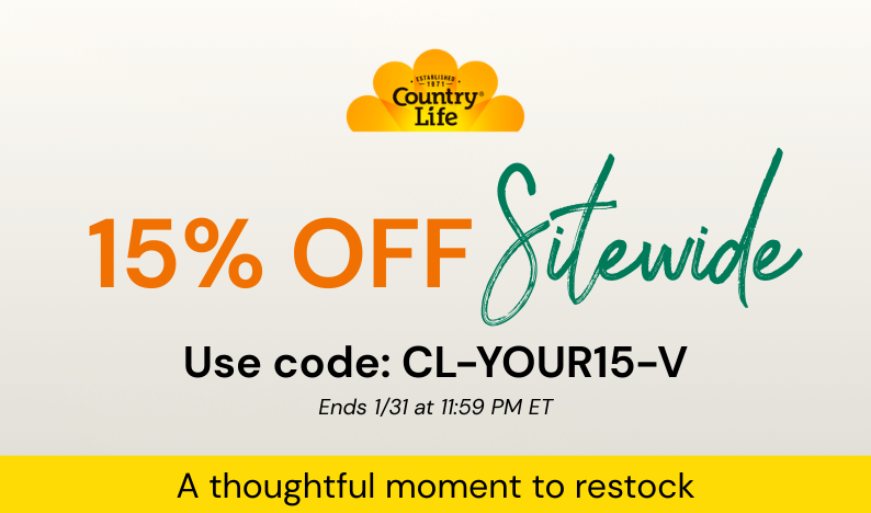 15% OFF SITEWIDE