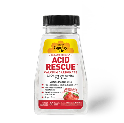 Image of Acid Rescue™ Calcium Carbonate Berry Flavored