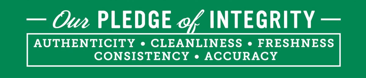 Our pledge of integrity