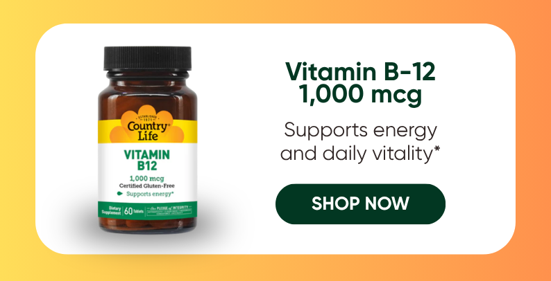 Vitamin B-12 1,000 mcg Supports energy and daily vitality