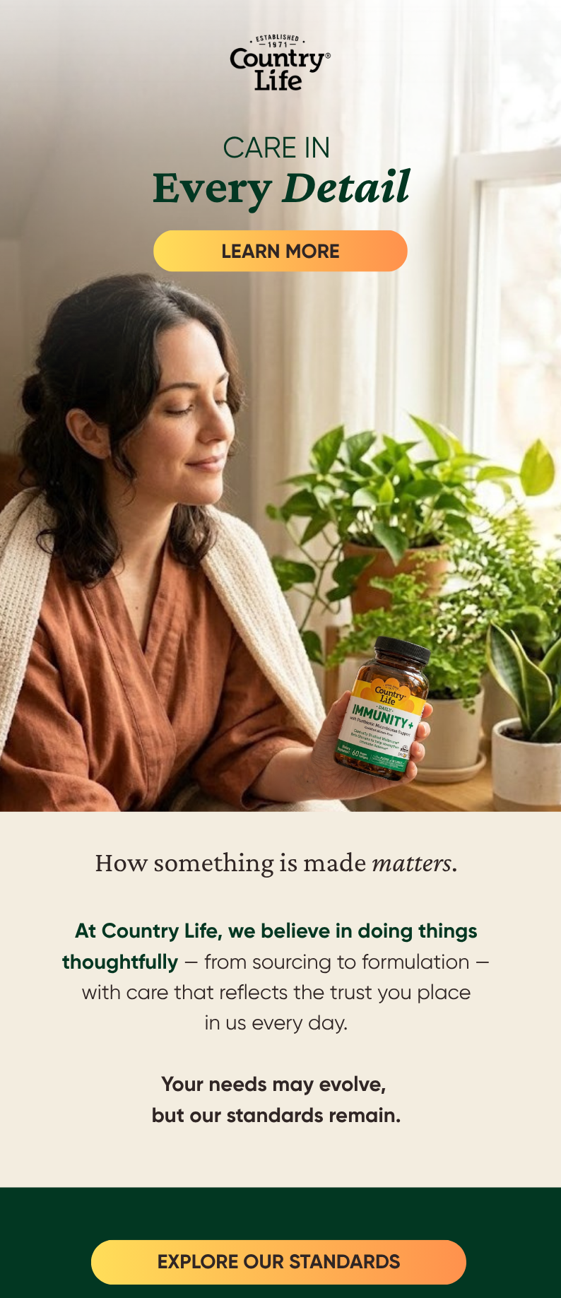 CARE IN EVERY DETAIL