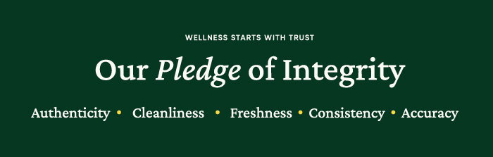 Our pledge of integrity