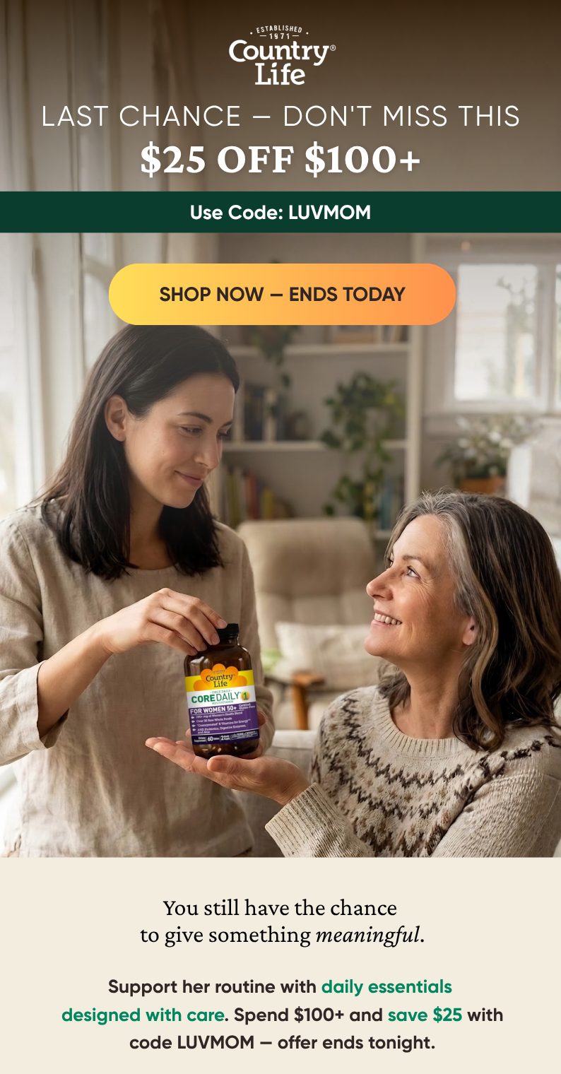 $25 OFF $100+ Use code LUVMOM