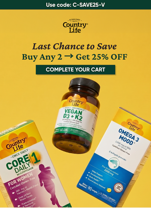 Buy Any 2 and Get 25% OFF