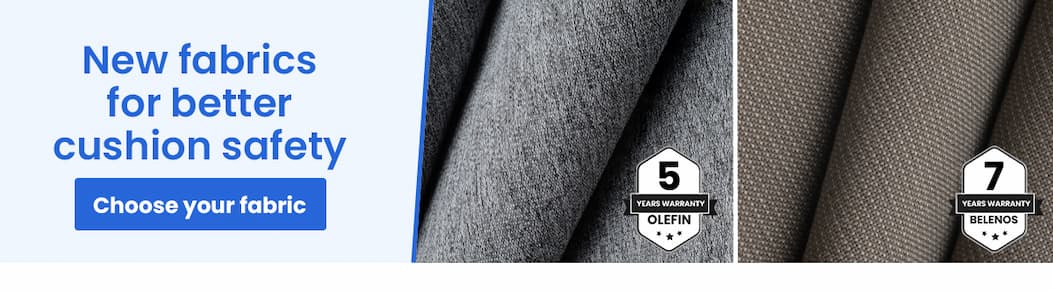 New Fabrics for better cushion safety [Choose your fabric]