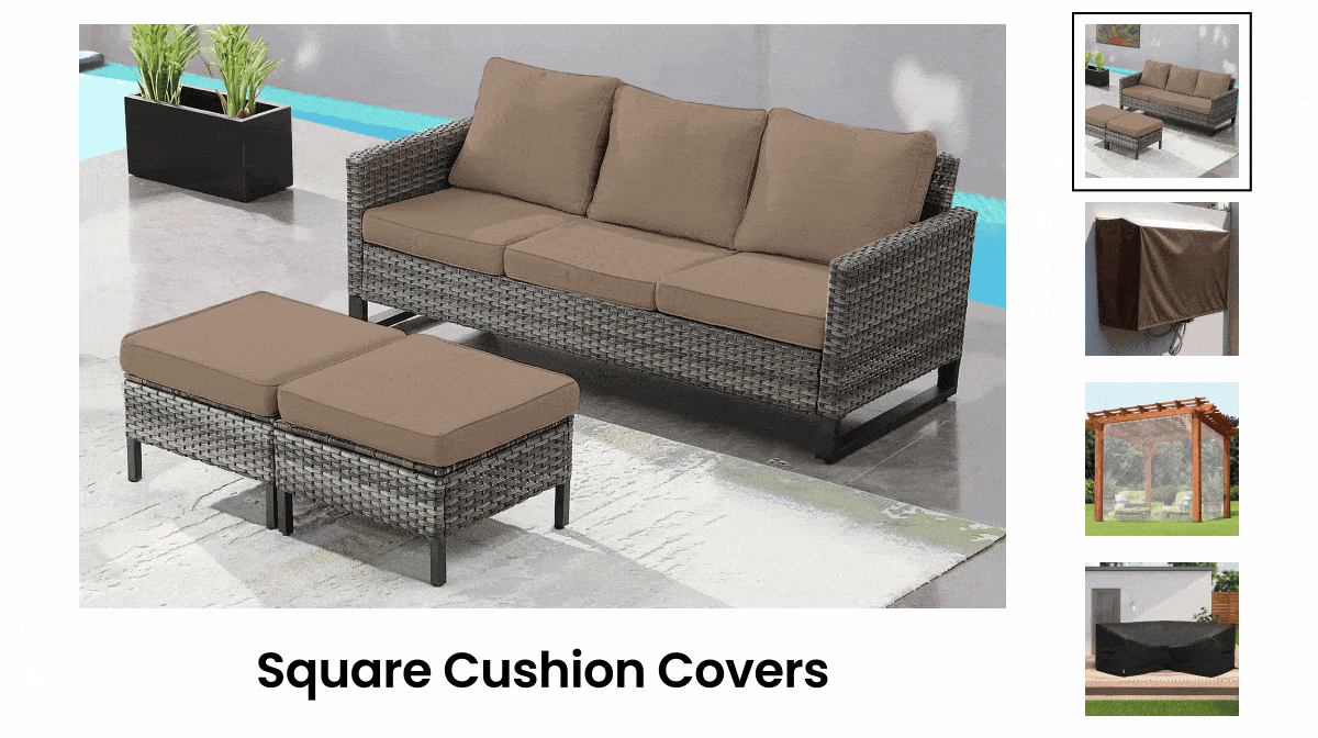 Custom covers , Cushion covers , Sectional covers , custom tarps