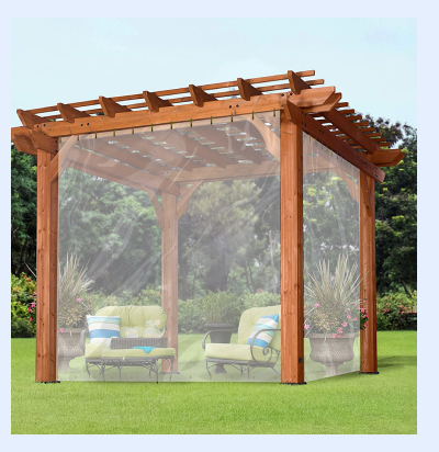 Clear vinyl tarp