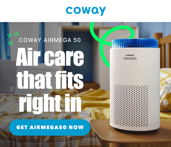 Air Care That Fits right in - GET AIRMEGA50 NOW