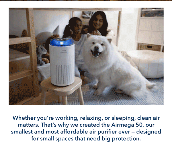 Whether you're working, relaxing, or sleeping, clean air matters.