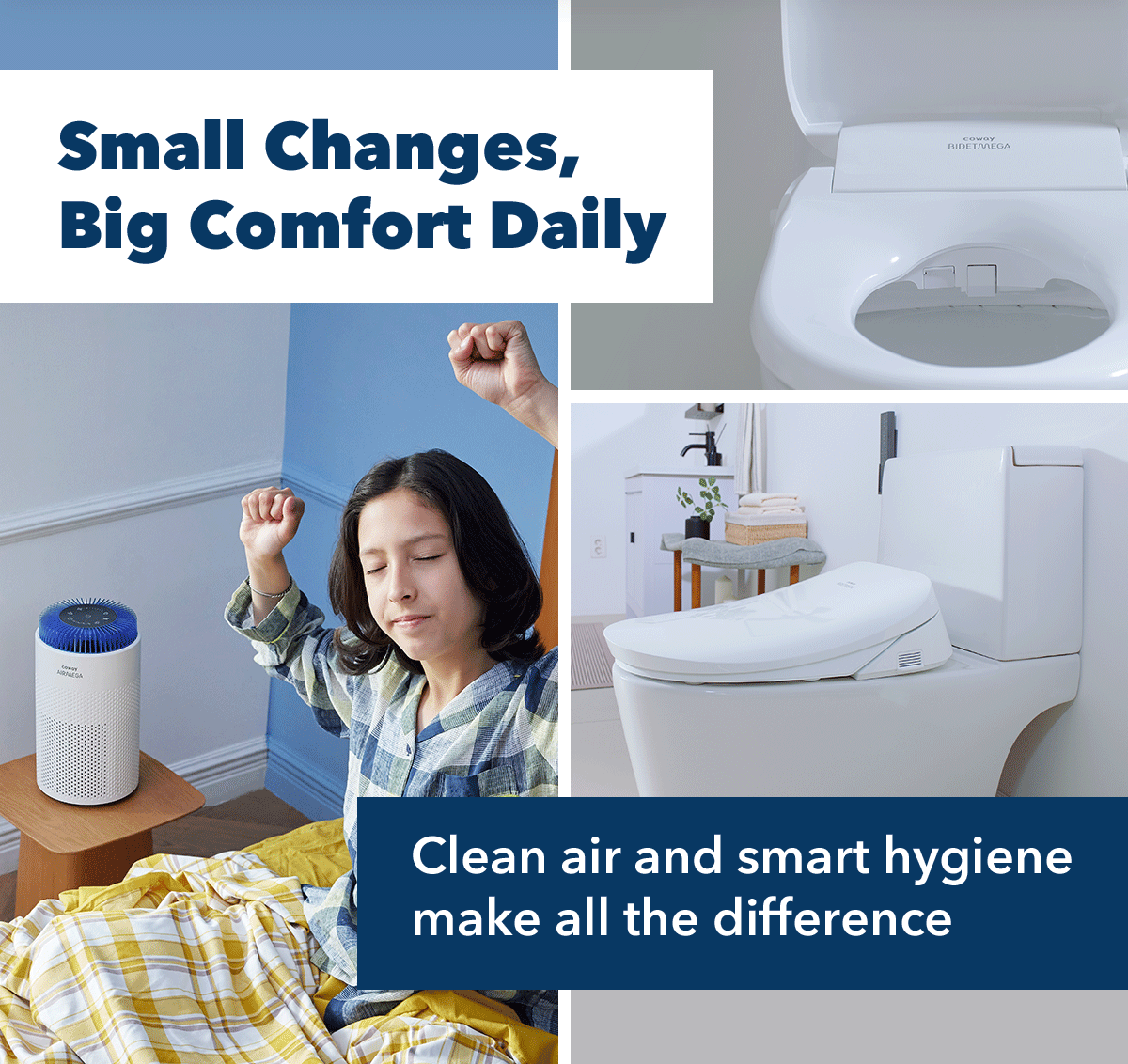 Small Changes, Big Comfort Daily | Clean air and smart hygiene make all the difference