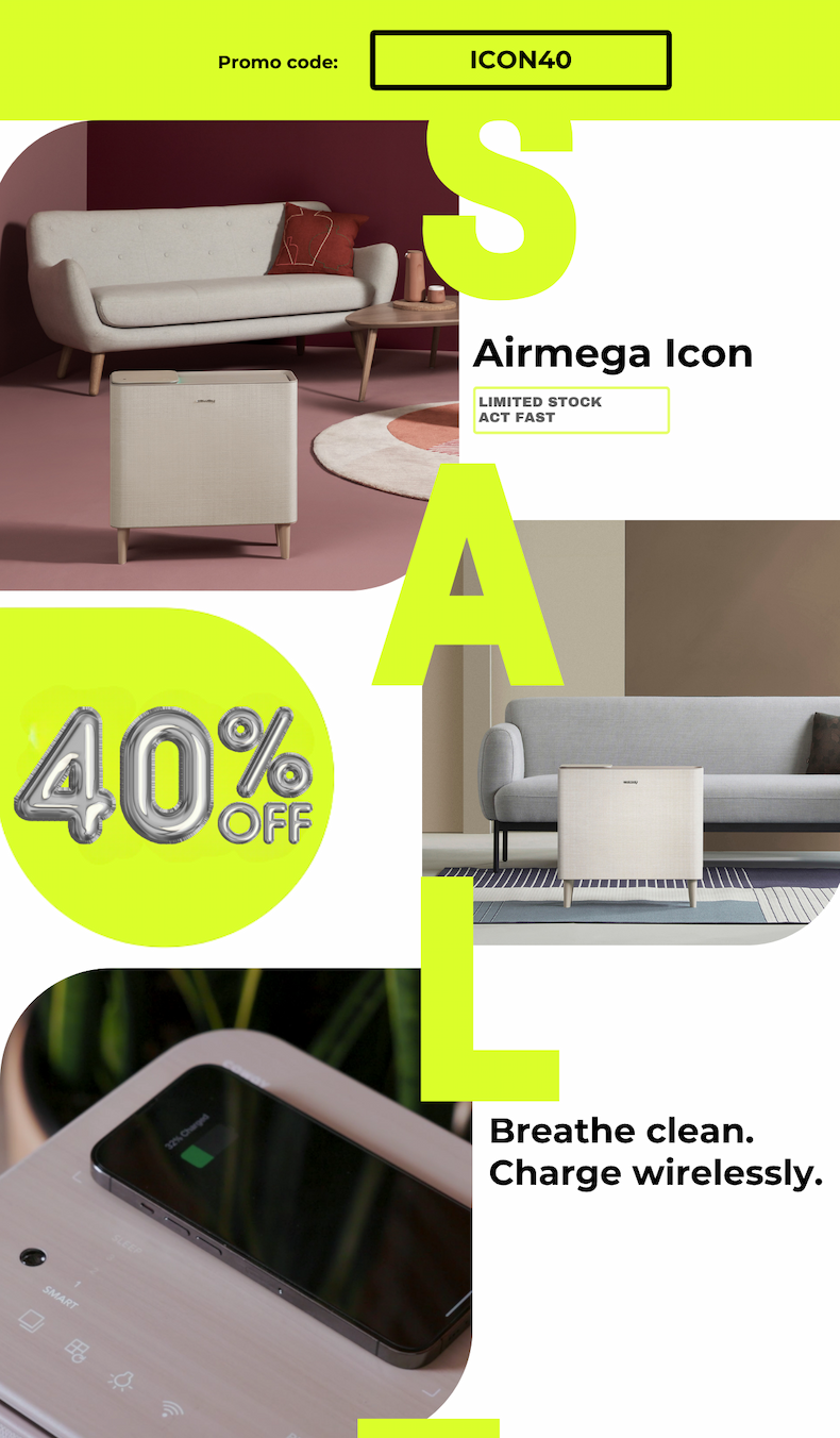 Airmega Icon & IconS 40% off. Limited stock, Act now.