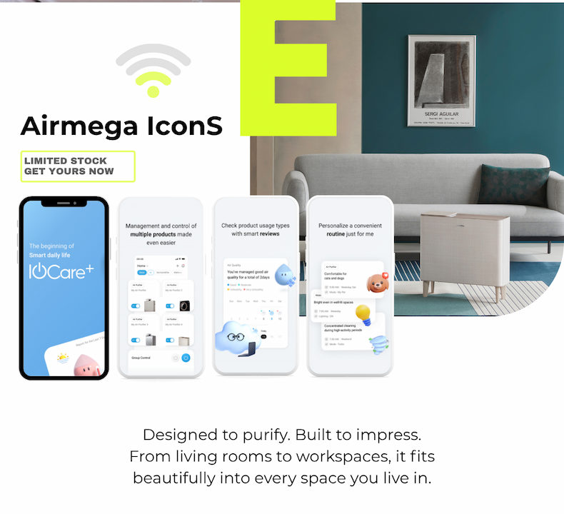 SHOP AIRMEGA ICONS NOW. LIMITED STOCK GET YOURS NOW.