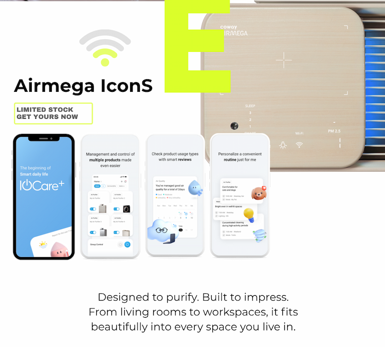 SHOP AIRMEGA ICONS NOW. LIMITED STOCK GET YOURS NOW.