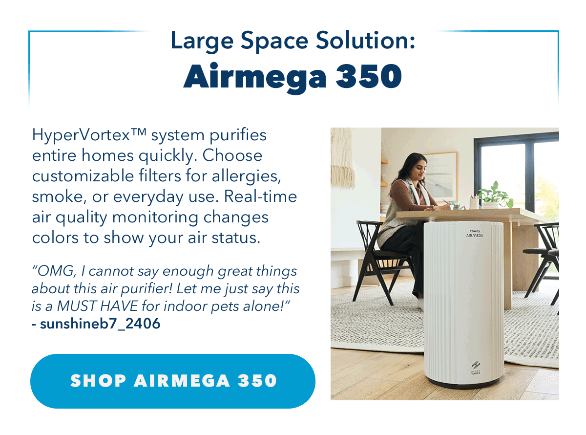 Large Space Solutions: Airmega 350
