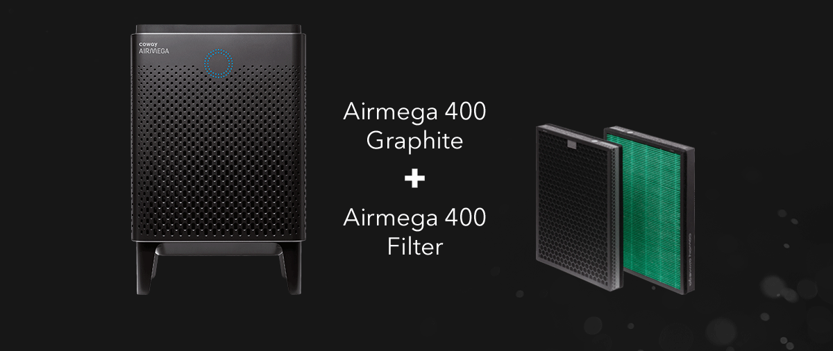 Airmega 400 Graphite + Airmega 400 Filter
