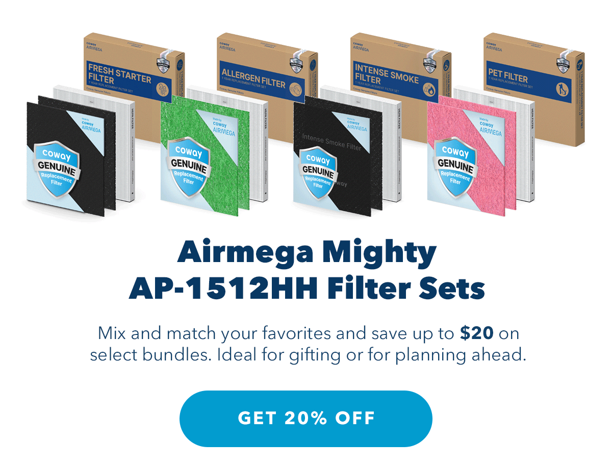 Airmega Mighty AP-1512HH Filter Sets