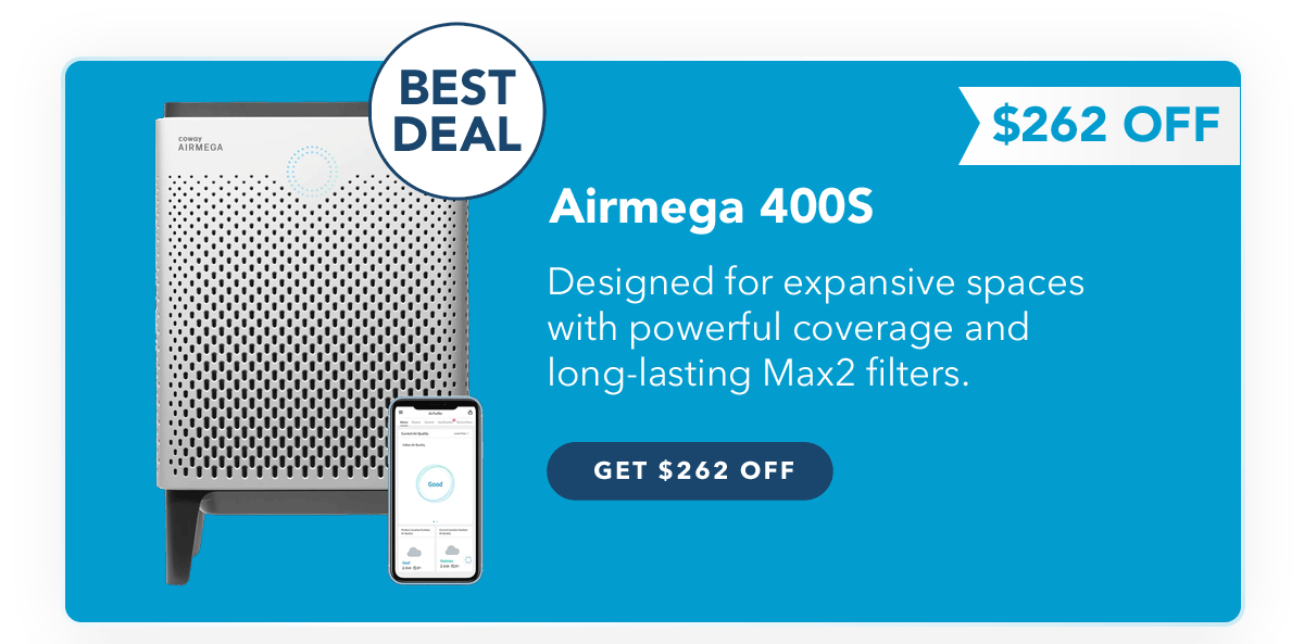 BEST DEAL Airmega 400S $262 OFF