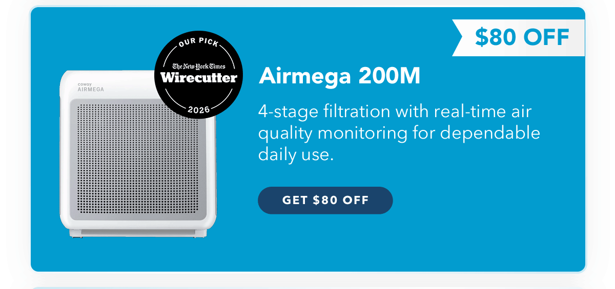 Airmega 200M $80 OFF
