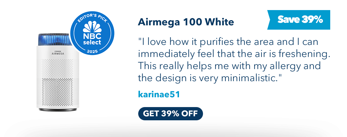 Airmega 100 White Save 39%