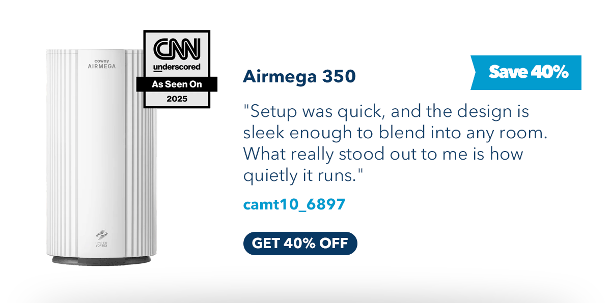 Airmega 350 Save 40% 