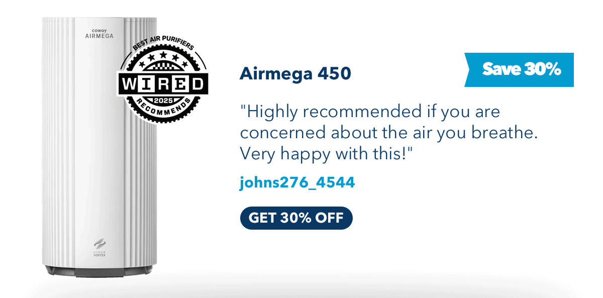 Airmega 450 Save 30% 