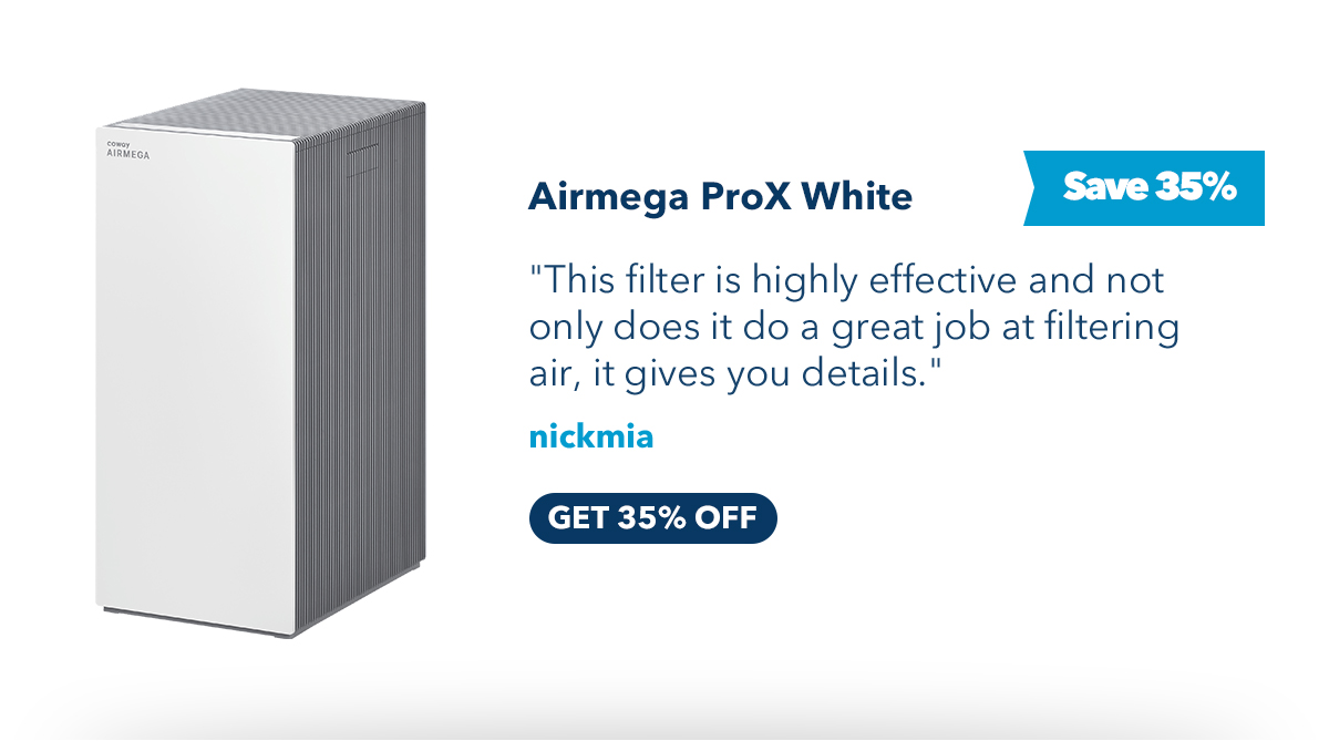 Airmega ProX White Save 35%