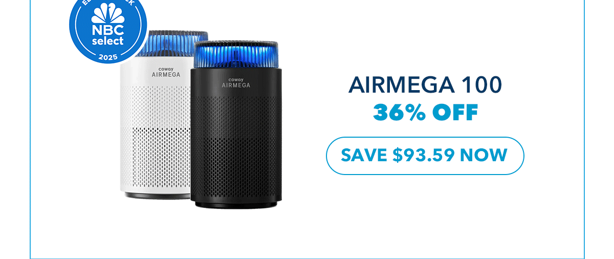 AIRMEGA 100 36% OFF SAVE $93.59 NOW