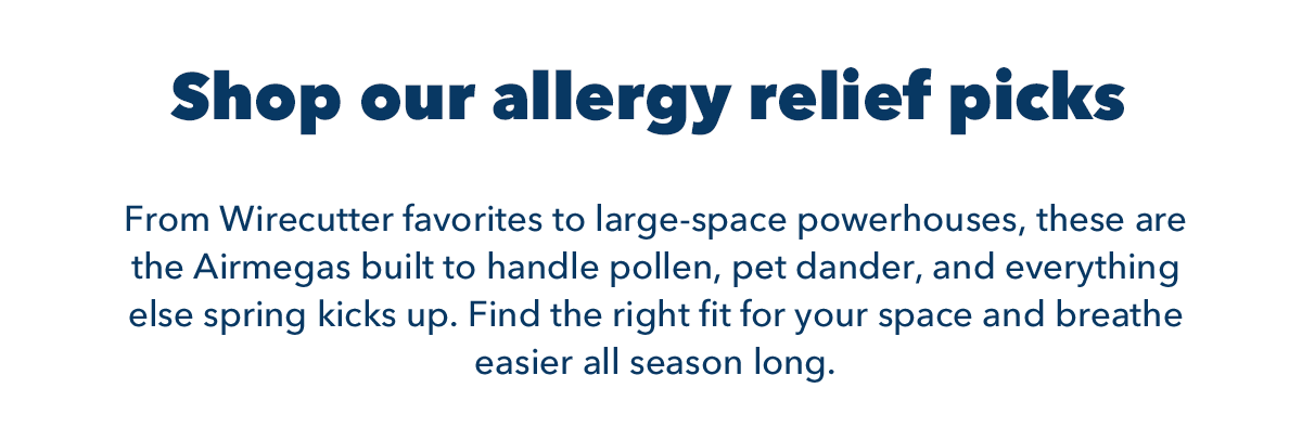 Shop our allergy relief picks