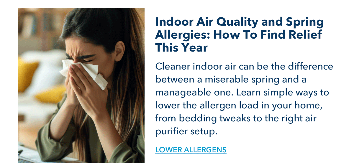 Indoor Air Quality and Spring Allergies: How To Find Relief This Year