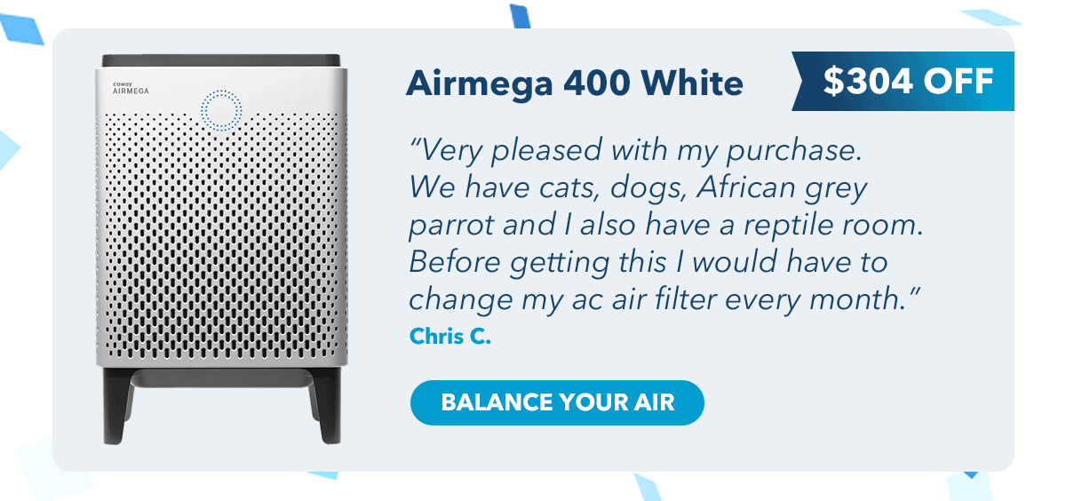 Airmega 400 White $304 OFF