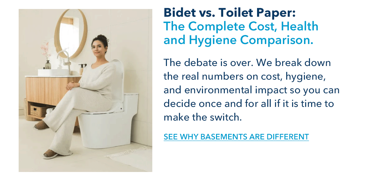 Bidet vs. Toilet Paper: The Complete Cost, Health and Hygiene Comparison.