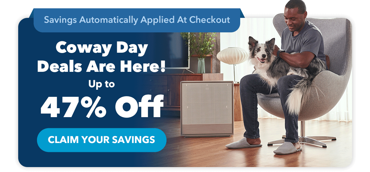 Coway Day Deals Are Here! Up to 47% Off