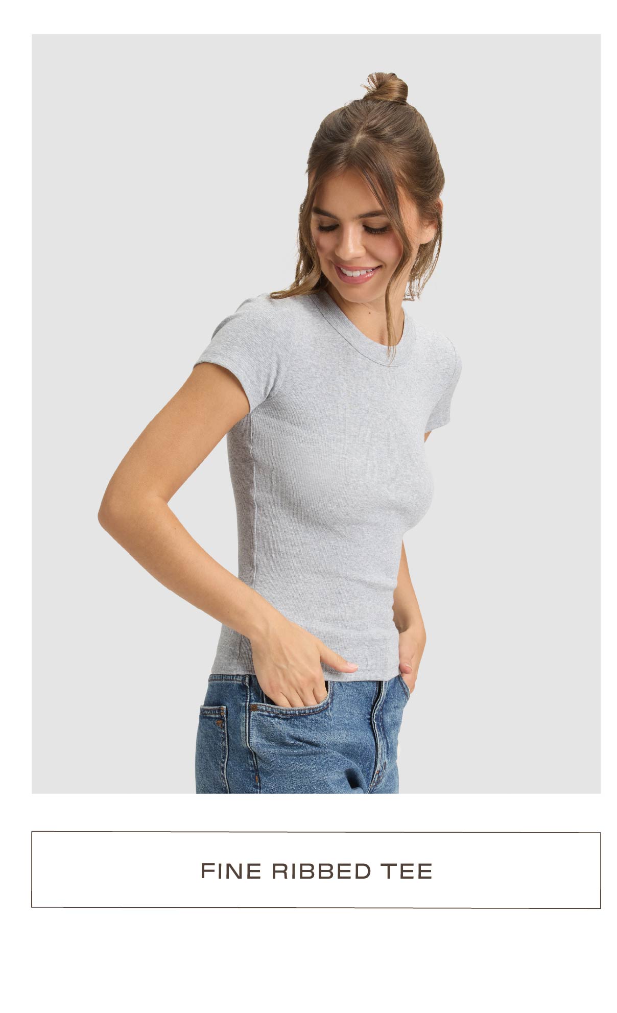 Fine Ribbed Tee - Shop Now