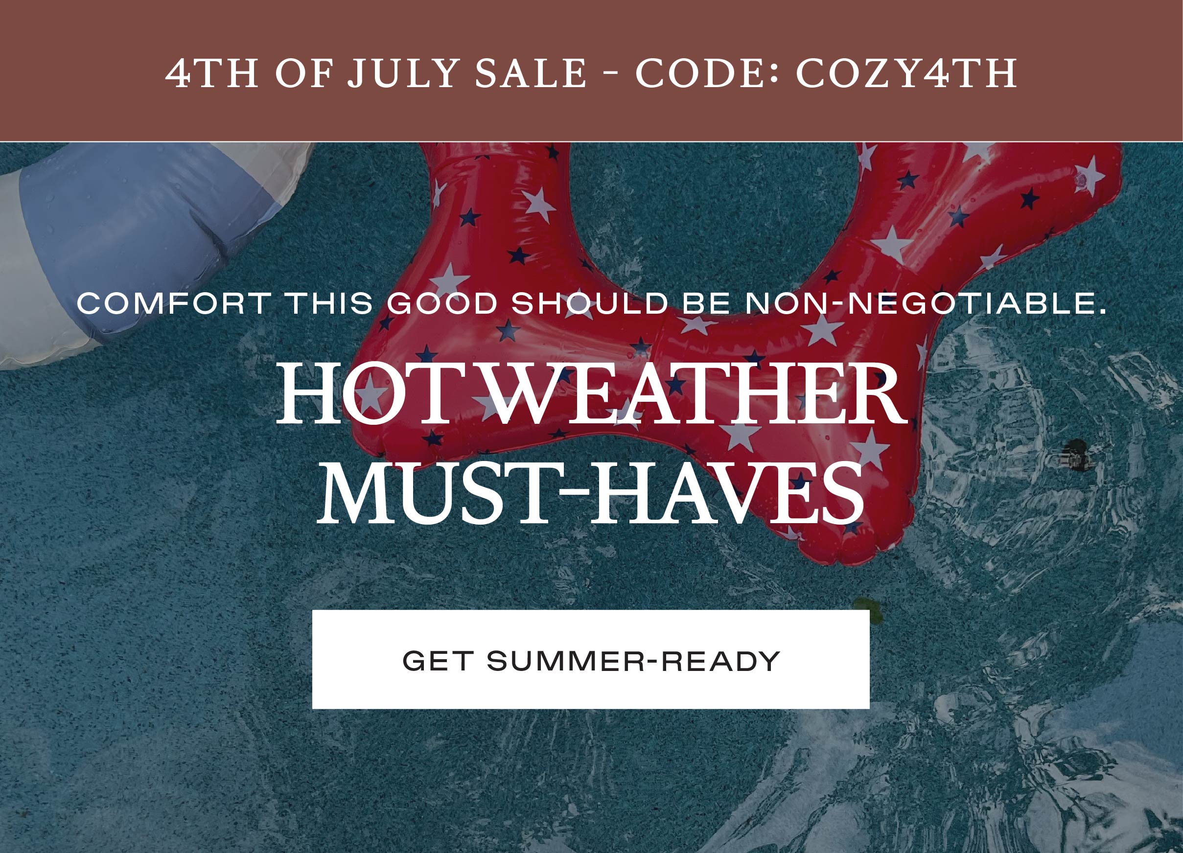 4th of July Sale - CODE: COZY4TH
