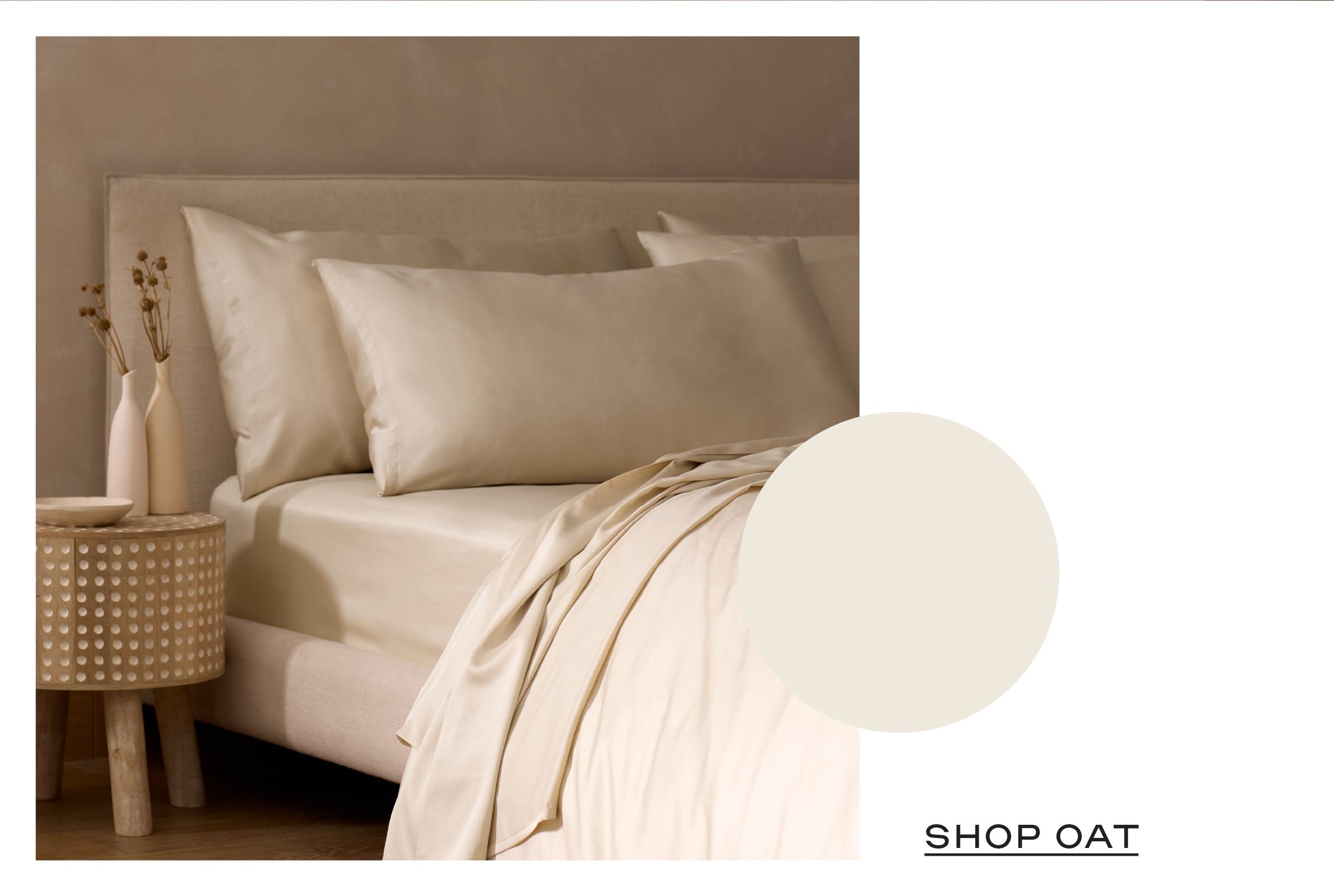 Shop Bamboo Sheet Set in Oat