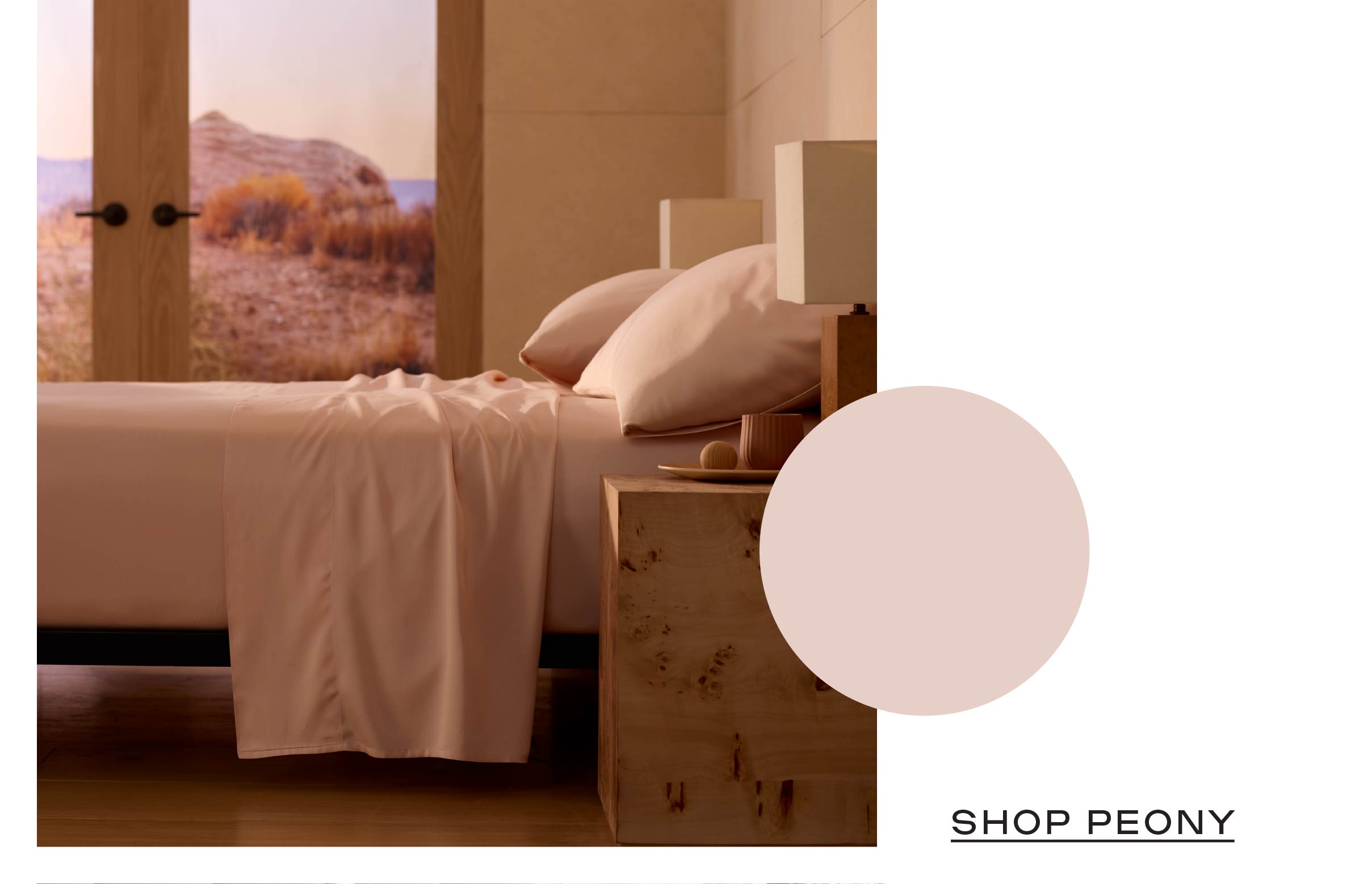 Shop Bamboo Sheet Set in Peony
