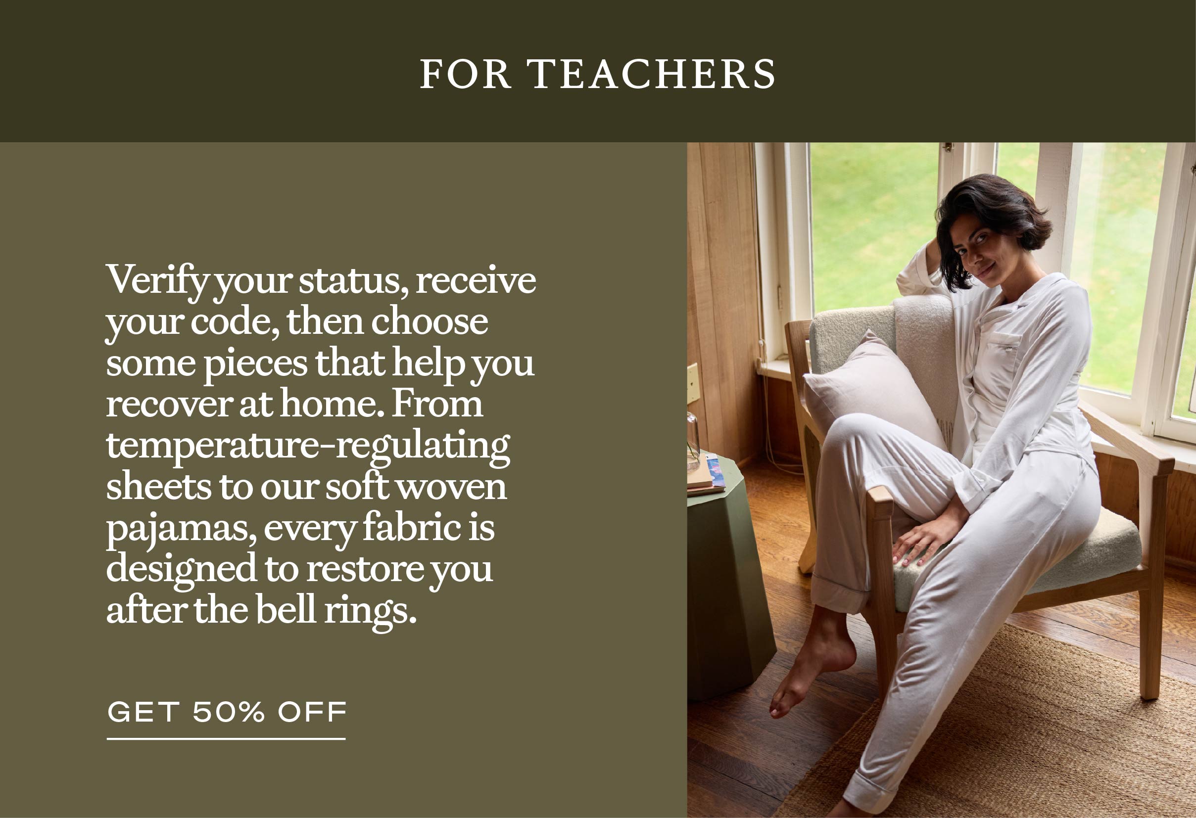 50% Off For Teachers