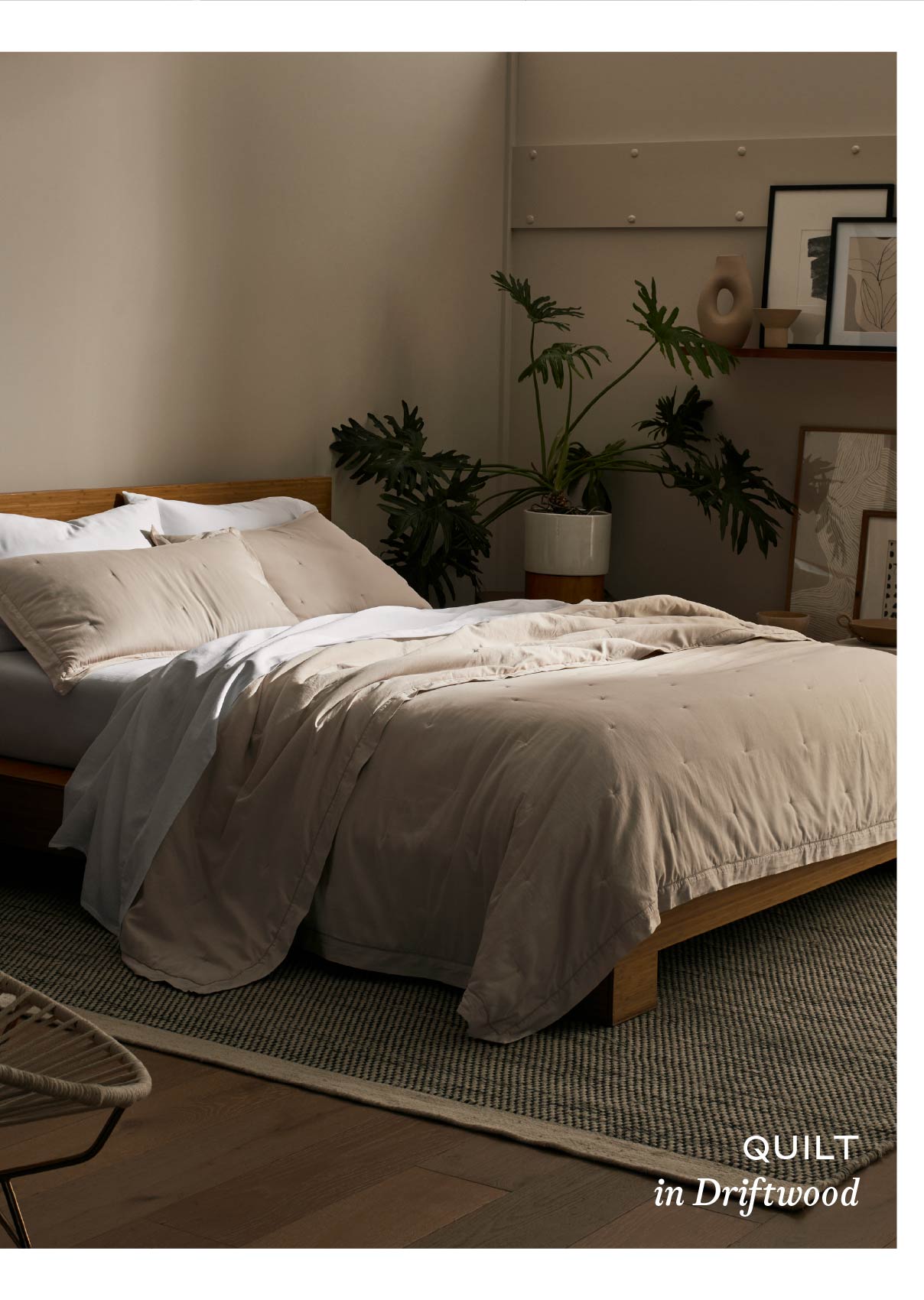 Soft-Wash Quilt in Driftwood - Shop Now
