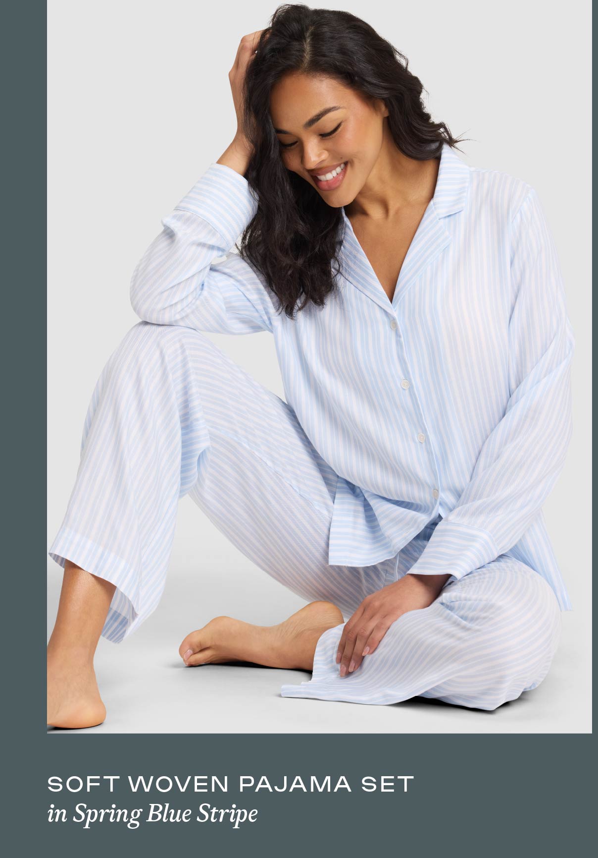 Soft Woven Pajama Set - Shop Now
