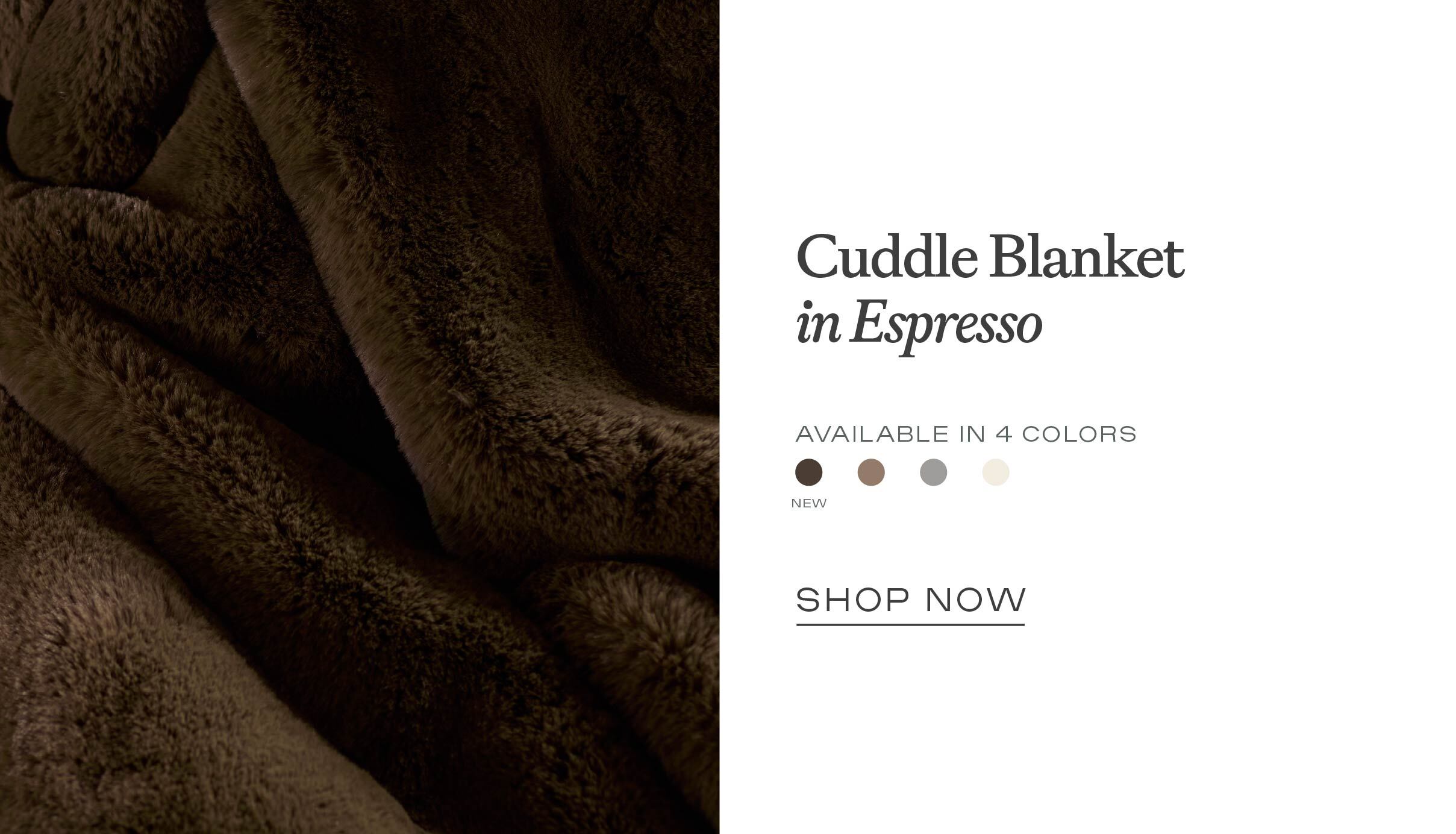 Cuddle Blanket in Espresso