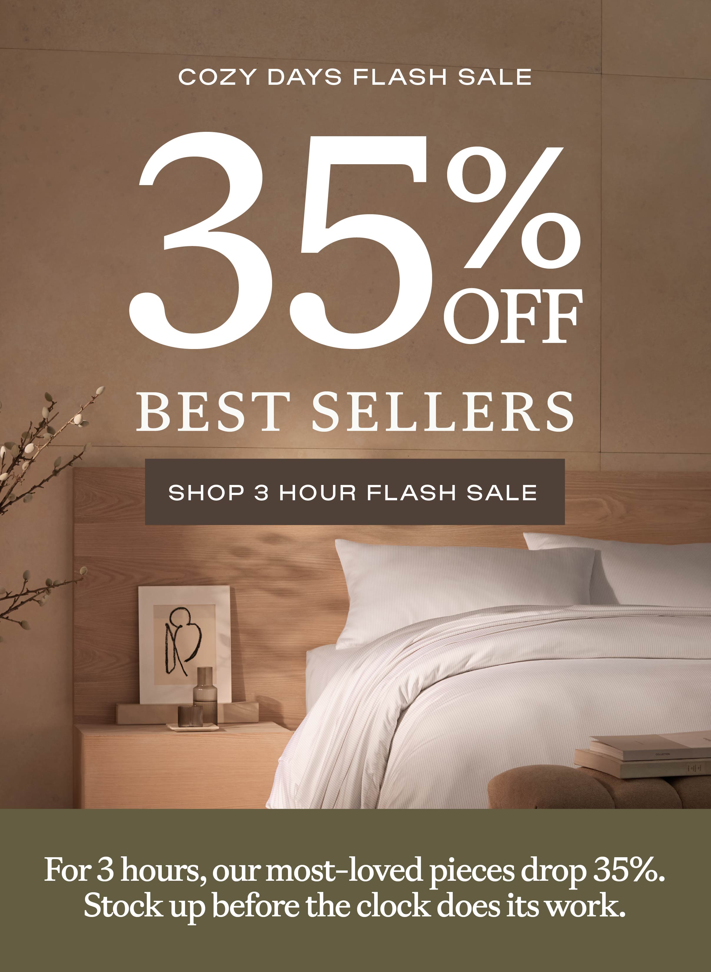 35% Off Best Sellers 3 Hour Flash Sale Starts Now