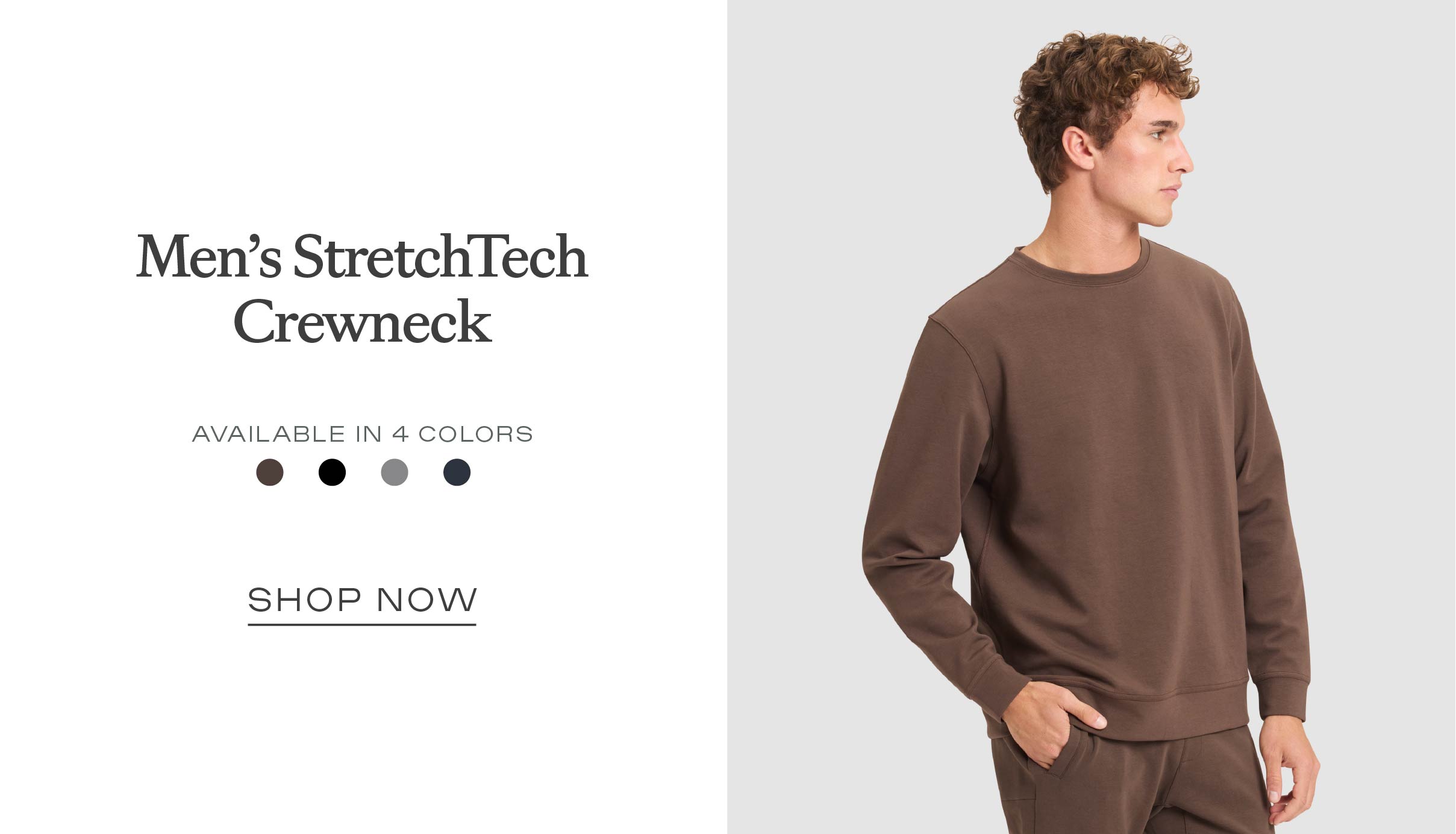 Shop Men's StretchTech Crewneck