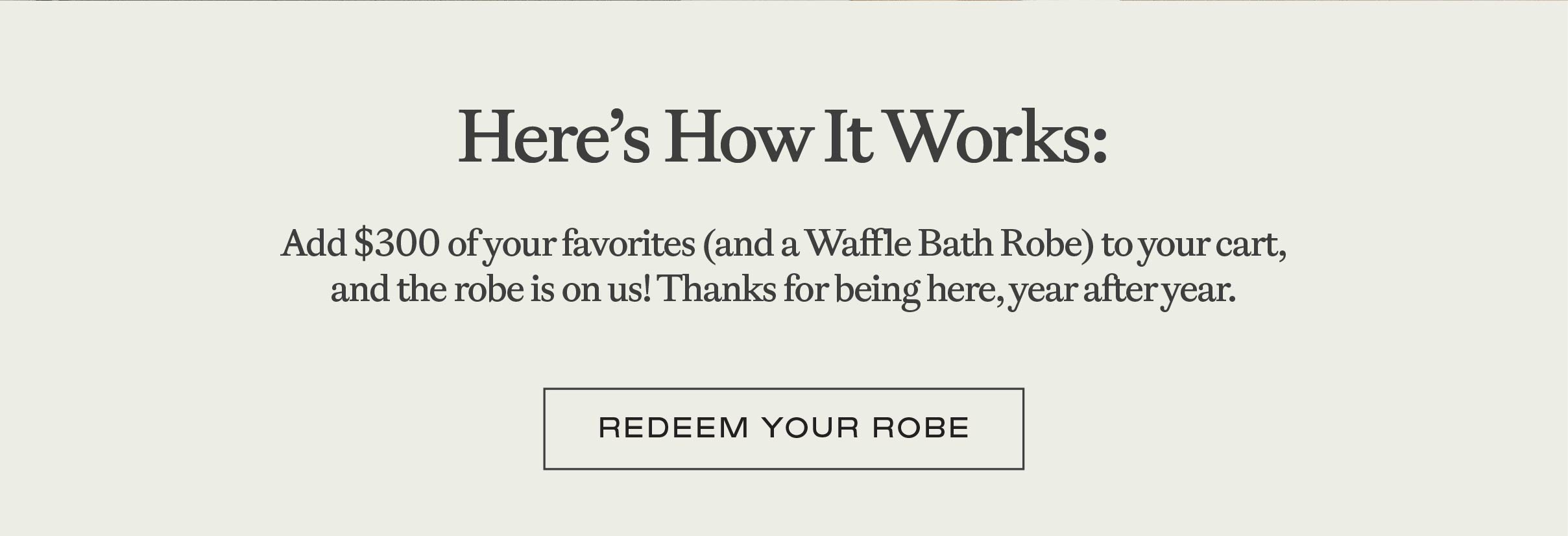 Redeem Your Robe Redeem Your Robe